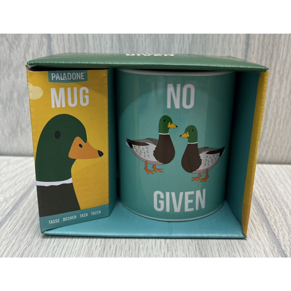 No Ducks Given Ceramic Mug‎ Funny Gift Novelty 10 oz Paladone NEW